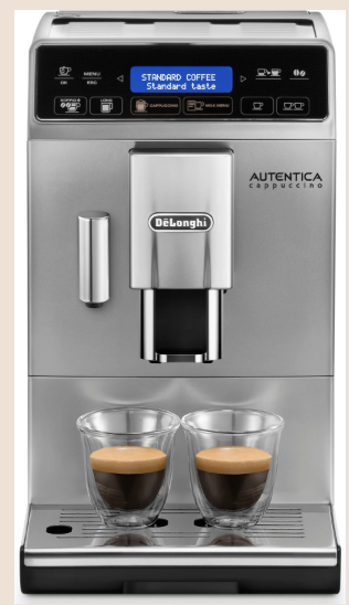 De'Longhi Autentica Cappuccino ETAM29.660.SB Kaffeevollautomat – nur 19,5 cm breit, LatteCrema