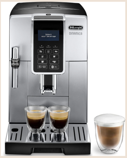 De'Longhi Dinamica ECAM 350.35.SB Kaffeevollautomat mit My-Funktion für individuelle Profile