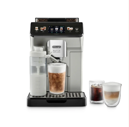 De'Longhi ECAM450.65.S Eletta Explore Kaffeevollautomat LatteCrema Hot & Cool