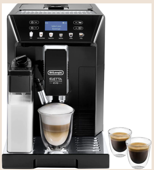 De'Longhi ECAM46.860.B Eletta Evo Kaffeevollautomat 6 Getränke Direktwahltasten
